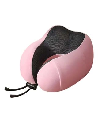 Imagen 2 del producto Cómoda Almohada De Cuello Viaje tela magnetica Rosa