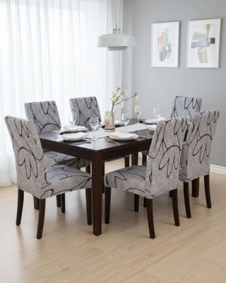 Imagen 2 del producto JUEGOS DE 6 FUNDAS PARA SILLAS  CON DISEÑO ELASTICO M29