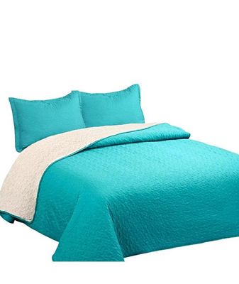 Imagen 2 del producto CUBRECAMA QUILT SHERPA INVIERNO PLAZA Y MEDIA C08