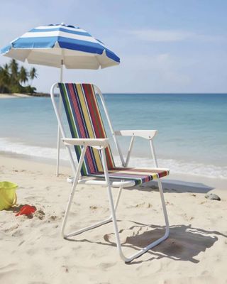 Imagen 2 del producto Pack de 2 Sillas De Playa o Camping Plegable Multicolor