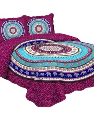 Imagen 2 del producto Cubrecama Quilt 2 Plazas+2 Fundas Verano Fresco 13n02