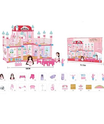 Imagen 2 del producto Casa de Muñeca Castillo de princesa 