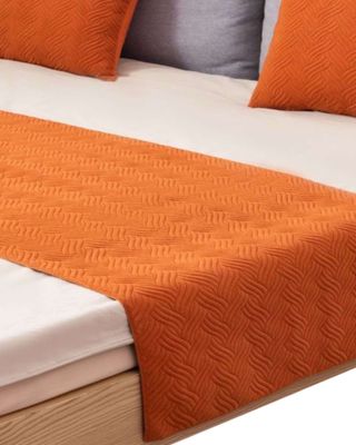 Imagen 2 del producto PIECERA SIN FUNDAS 2 PLAZAS ELEGANTE NARANJA