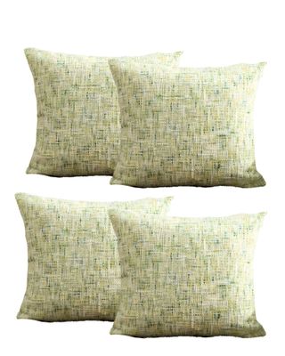 Imagen 2 del producto JUEGO DE 4 FUNDAS DE COJIN CHENILLE VERDE
