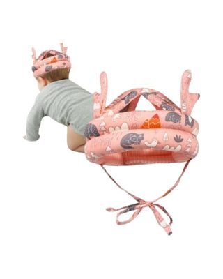 Imagen 2 del producto Casco antigolpes para bebes rosa