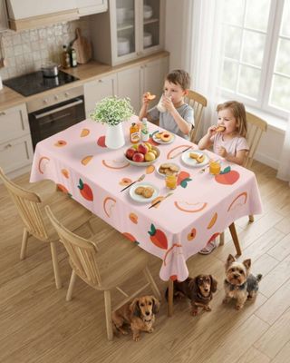 Imagen 2 del producto Mantel Antimanchas Grueso Rectangular 140x220 cm 02