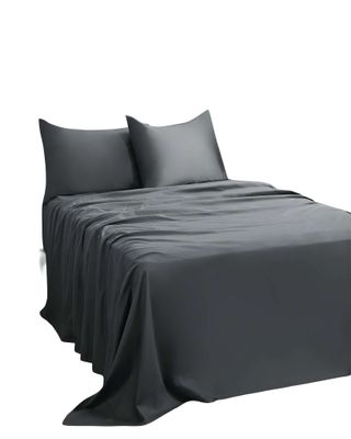 Imagen 1 del producto JUEGO DE SABANA 2 PLAZAS 200 HILOS GRIS