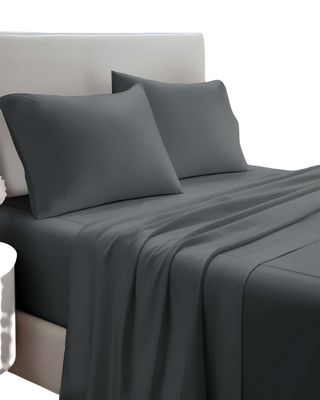 Imagen 2 del producto JUEGO DE SABANA 2 PLAZAS 200 HILOS GRIS