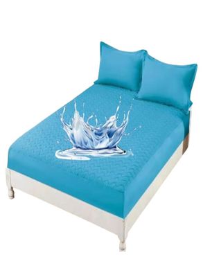 Imagen 2 del producto CUBRECOLCHÓN IMPERMEABLE 1/2 PLAZA -11