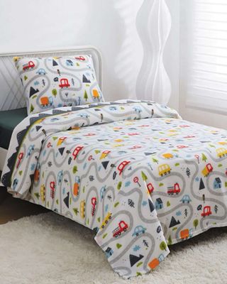 Imagen 2 del producto Sabana Polar Infantil plaza y media Autos