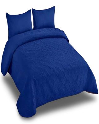 Imagen 1 del producto CUBRECAMA ELEGANTE QUILT VERANO KING - SUPER KING 250 CM X 270 CM AZUL