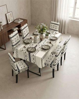 Imagen 2 del producto Juego De Mantel Antimanchas 140x220 + 6 Fundas De Silla 02