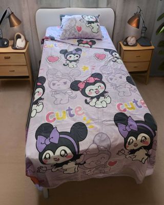 Imagen 2 del producto SABANA INFANTIL PLAZA Y MEDIA KUROMII NIÑA