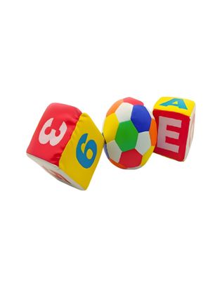 Imagen 2 del producto Juguete didáctico Pelota y Dados de Esponja 3 pcs 28n3