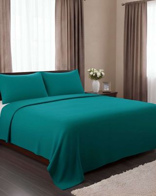 Imagen 2 del producto Sábana de Polar Ultra Suave Máxima Calidez y Confort Verde King