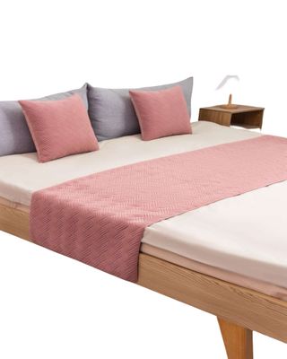 PIECERA CON 2 FUNDAS ELEGANTE ROSA