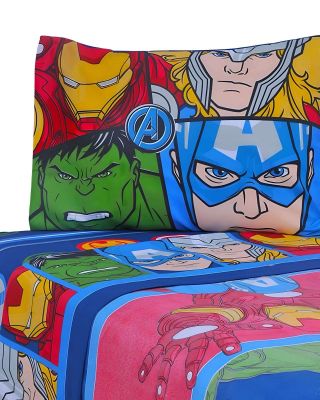 Juego Sábanass infantil Avenger plaza y media Mashini