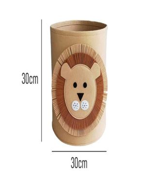 Imagen 2 del producto Canasto León Infantil para Ropa y Juguetes Organizador