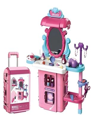 Imagen 2 del producto MALETIN COSMETICO 3 EN 1 ROSADO