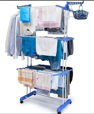 Imagen 2 del producto Tendedero Ropa Perchero Colgador Plegable giratorio 3 Niveles