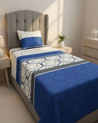 Imagen 1 del producto Juego de Sábanas plaza y media Adulto diseño azul