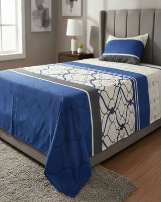 Imagen 2 del producto Juego de Sábanas plaza y media Adulto diseño azul