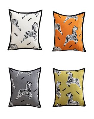 Pack 4 Fundas de Cojín Diseño Animales 45x45 cm 15nd1