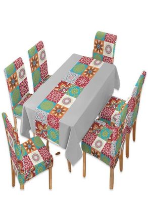 Imagen 1 del producto MANTEL MÁS 6 FUNDAS PARA SILLAS L14