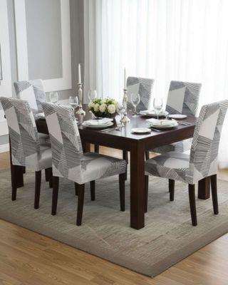 Imagen 2 del producto JUEGOS DE 6 FUNDAS PARA SILLAS CON DISEÑO ELASTICO M17