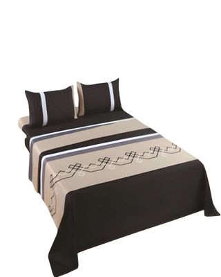 Imagen 2 del producto SET DE SABANAS DISEÑO ESTAMPADO 2 PLAZAS NEGRO3