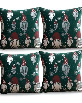 SET DE 4 FUNDAS DE COJIN PARA NAVIDAD M8