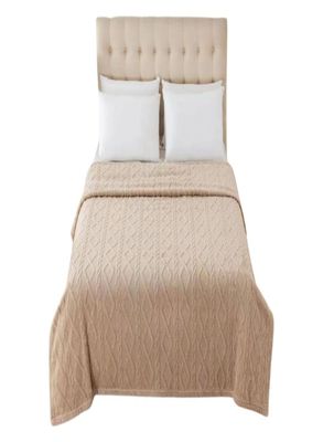 FRAZADAS CON SHERPA CON DISEÑO TEXTURIZADO -10