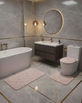 Imagen 2 del producto SET DE BAÑO DE MARMOL ATERCIOPELADOS 3 PIEZAS m3