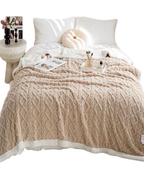 FRAZADA MANTA DE PLUSH Y SHERPA EXTRA SUAVES TP20