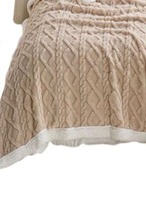 Imagen 2 del producto FRAZADA MANTA DE PLUSH Y SHERPA EXTRA SUAVES TP20