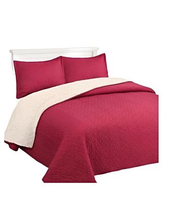 CUBRECAMA QUILT SHERPA OTOÑO INVIERNO 2 PLAZAS C10