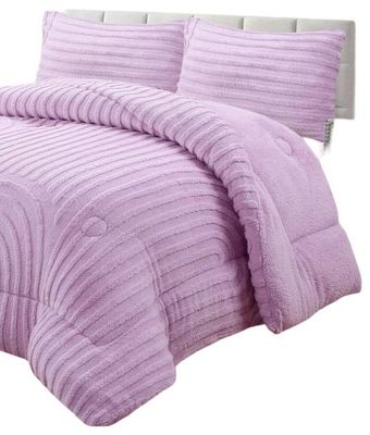 CUBRECAMA GRUESO PARA INVIERNO KING - SUPER KING LILA