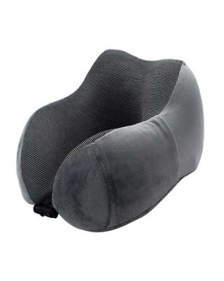 Imagen 2 del producto Cómoda Almohada De Cuello Viaje tela magnetica gris
