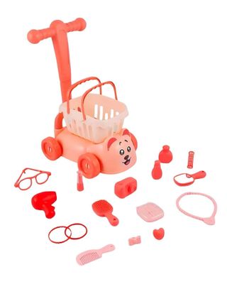 CARRO ANDADOR CORREPASILLO DE BELLEZA BEAR CAR 39X12CM