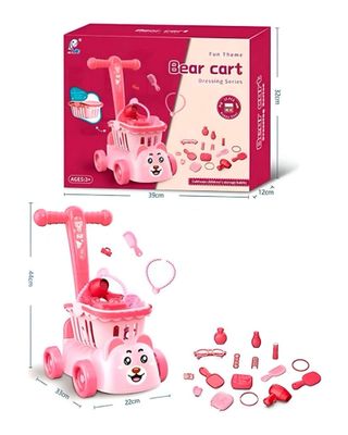 Imagen 2 del producto CARRO ANDADOR CORREPASILLO DE BELLEZA BEAR CAR 39X12CM