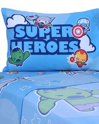 Sabanas infantil Super Heroes plaza y media Mashini