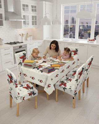 Imagen 2 del producto Juego De Mantel Antimanchas 140x220 + 6 Fundas De Silla 14