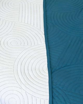 Imagen 2 del producto Cubrecama Quilt Hotpress Liso Bicolor 2 Plazas Doral M02