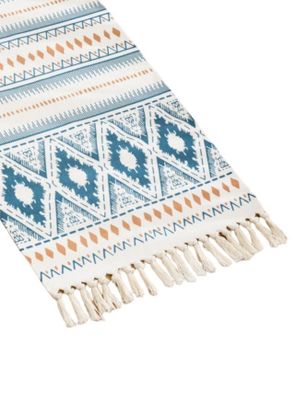 Imagen 2 del producto JUEGO DE 2 BAJADA DE CAMA ALFOMBRA DE LINO 60X130cm TH05