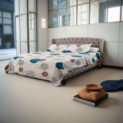 Imagen 2 del producto JUEGO DE SABANAS 100% ALGODON 2 PLAZA A6