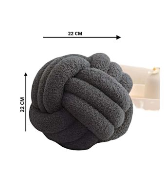 Imagen 2 del producto COJIN ELEGANTE NUDO GRIS 22 CM