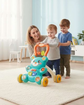 Imagen 2 del producto Andador y Mesa Didáctica 2 en 1 con Diseño de Osito verde