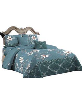 Cubrecama Quilt 2 Plazas+2 Fundas Verano Fresco 13n36