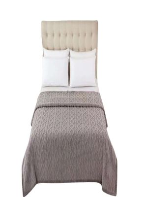 FRAZADAS CON SHERPA CON DISEÑO TEXTURIZADO -1