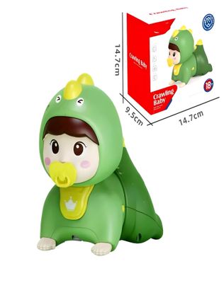 Imagen 2 del producto Juguete Didáctico Bebé Gateador Verde Huanger 28n5